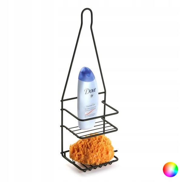 Kupelňový set doplnkov - Kovový sprchový stojan (10,5 x 46 x 15,5 cm), diel