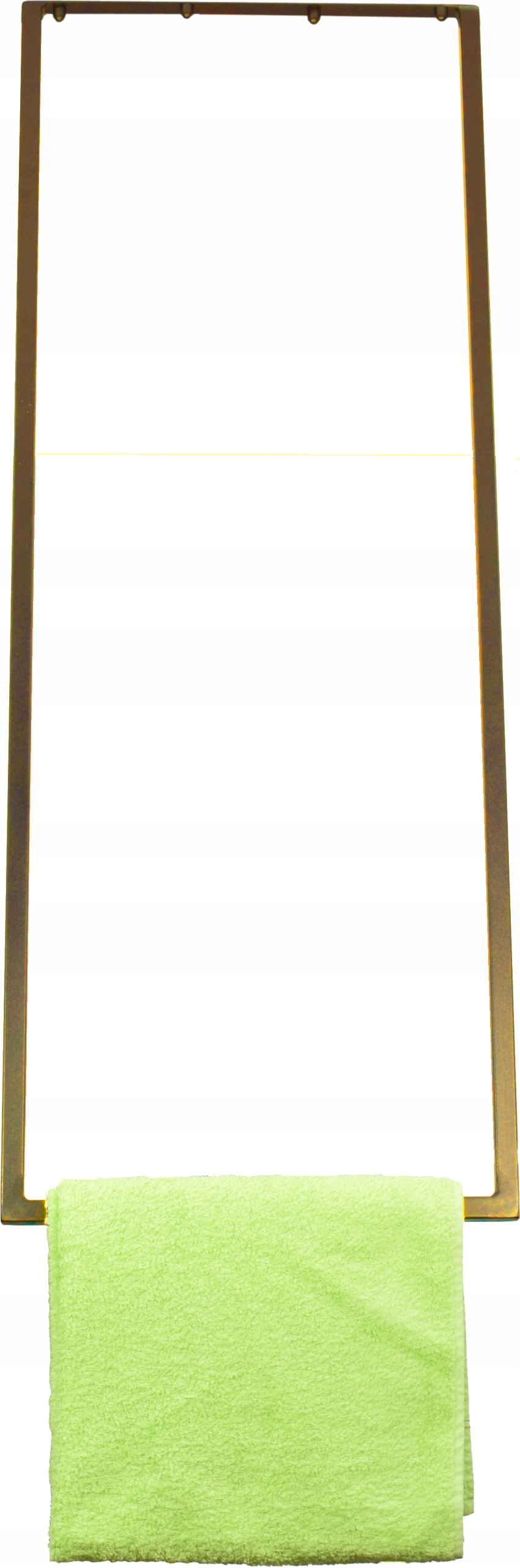 Vešiak - Stropný držiak na uteráky, ZÁVESNÉ Zlato 45x120