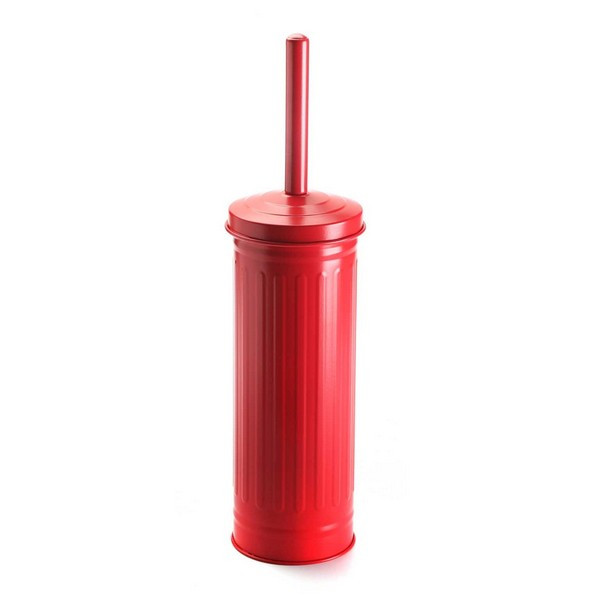 Kupelňový set doplnkov - Kefa na WC Červená matná