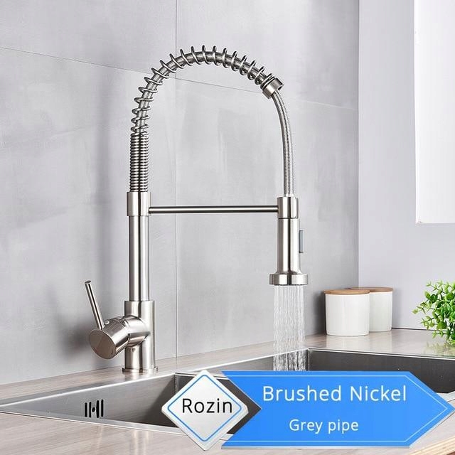 Kuchynská batéria -  [Brushed Gray Pipe A] Kuchynský faucet