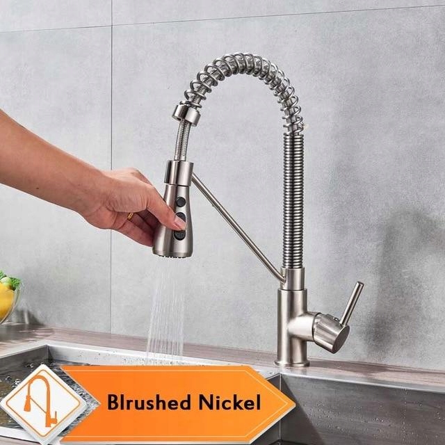 Kuchynská batéria -  [Brushed Nickel B] Kuchynský faucetový faucet