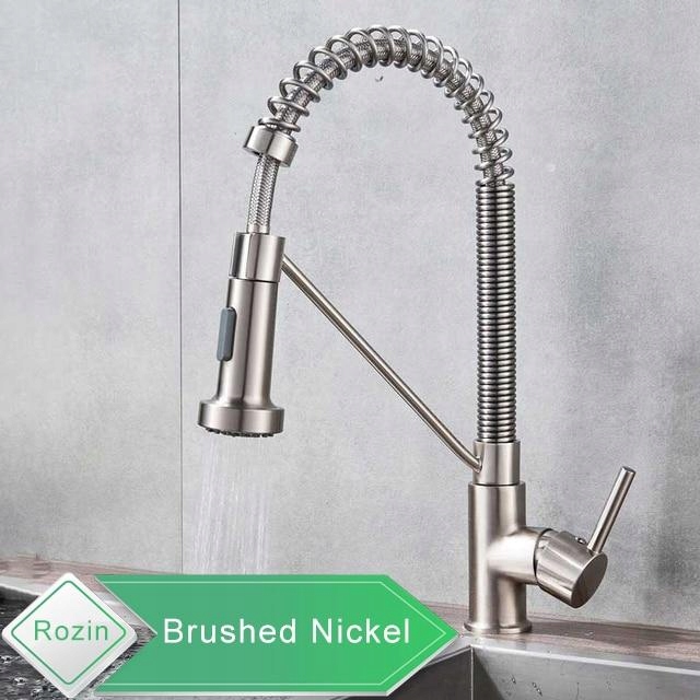 Kuchynská batéria -  [Brushed Nickel C] Kuchynský faucetový faucet