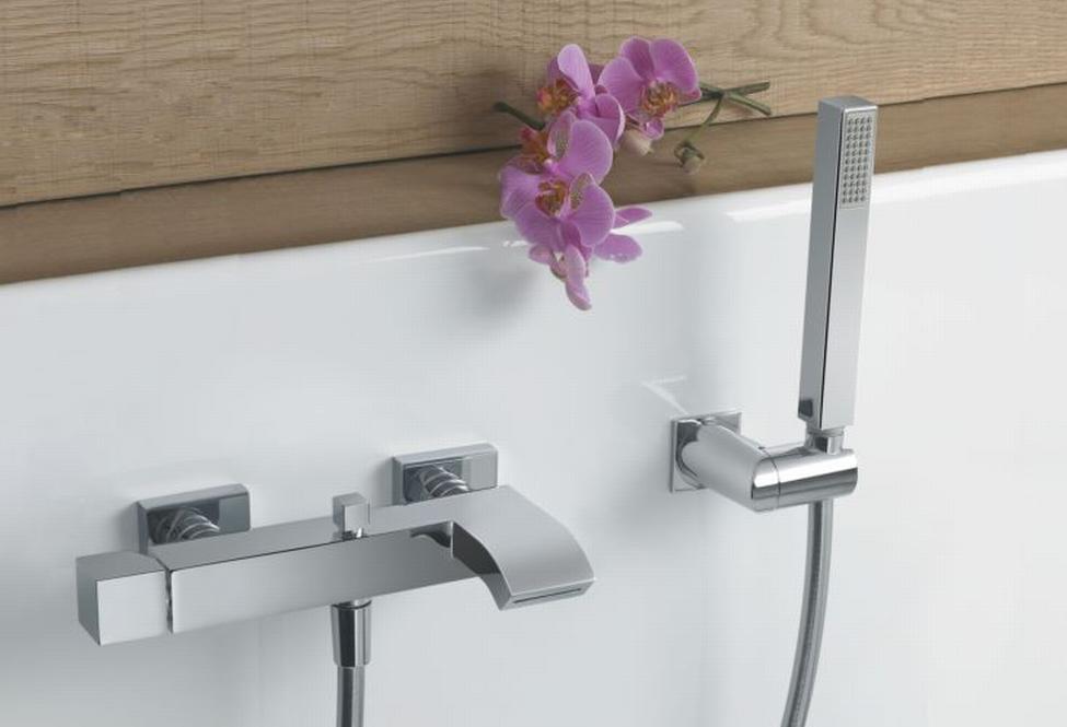 Vaňová batéria - Batéria TRES CUADRO-TRES BATHTUB 1.07.170.02 CHROM
