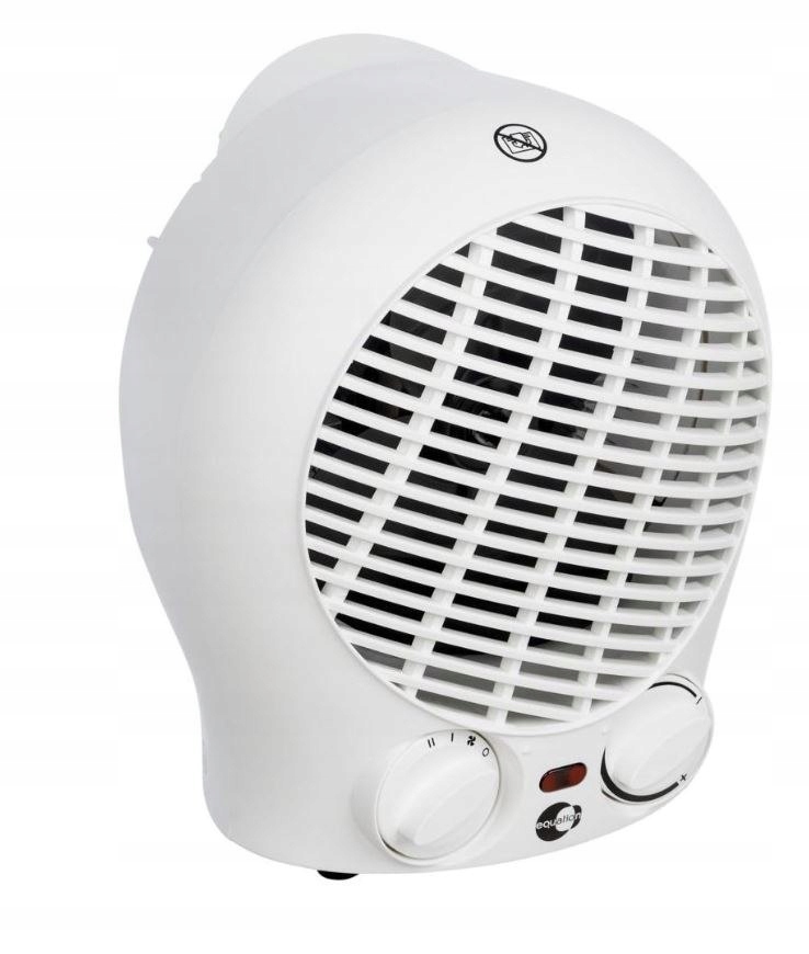 Kupelňový ventilátor - 2 000 W elektrický ohrievač ventilátora, biela farelka