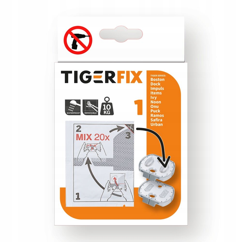 Vešiak - Tigrové lepidlo Tiger fix Tigerfix 1 3987.3.00.46