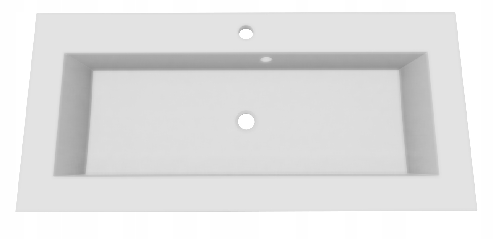Umývadlo - WASHBASIN 100x46 BIELY zlepenec v skrinke