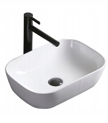 Umývadlo -  UMÝVADLO 45,5x32x13,5 cm SLIM tenká stena, BIELE