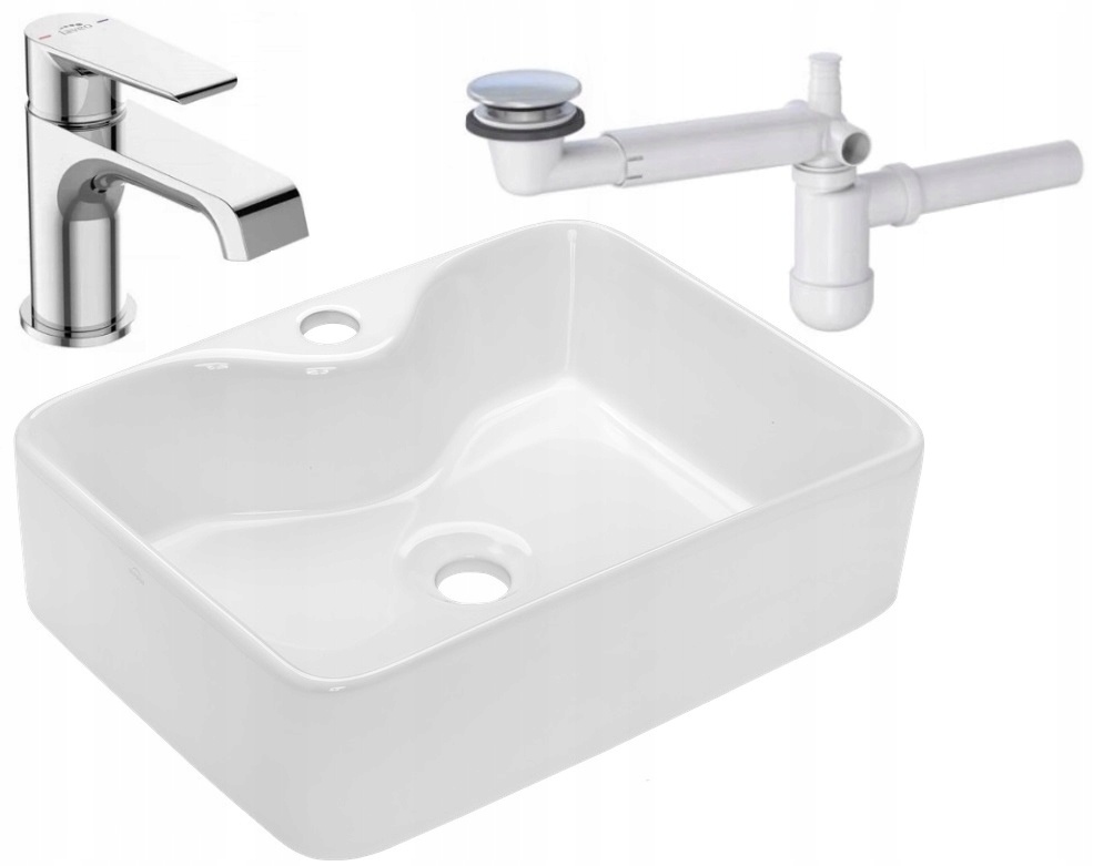 Umývadlo - UMÝVADLO 50 COUNTERTOP CUBIC mixér NÁSTENNÝ