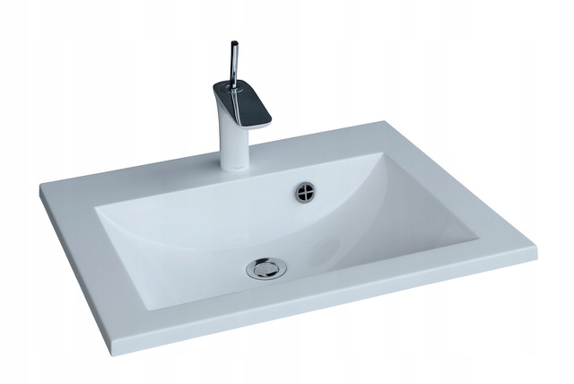 Umývadlo -  V skrinke WASHBASIN 60x47 BIELY zlepenec