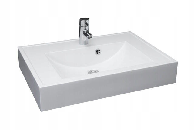 Umývadlo -  WASHBASIN 70x50 BIELY zlepenec na pulte
