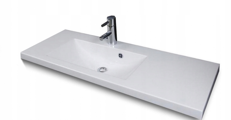 Umývadlo -  WASHBASIN 90x39 BIELY zlepenec na skrinke