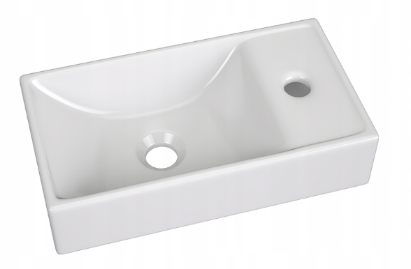 Umývadlo -  KERAMICKÉ ELISA 40X22 UMÝVADLO S Ľ / P OTVOROM