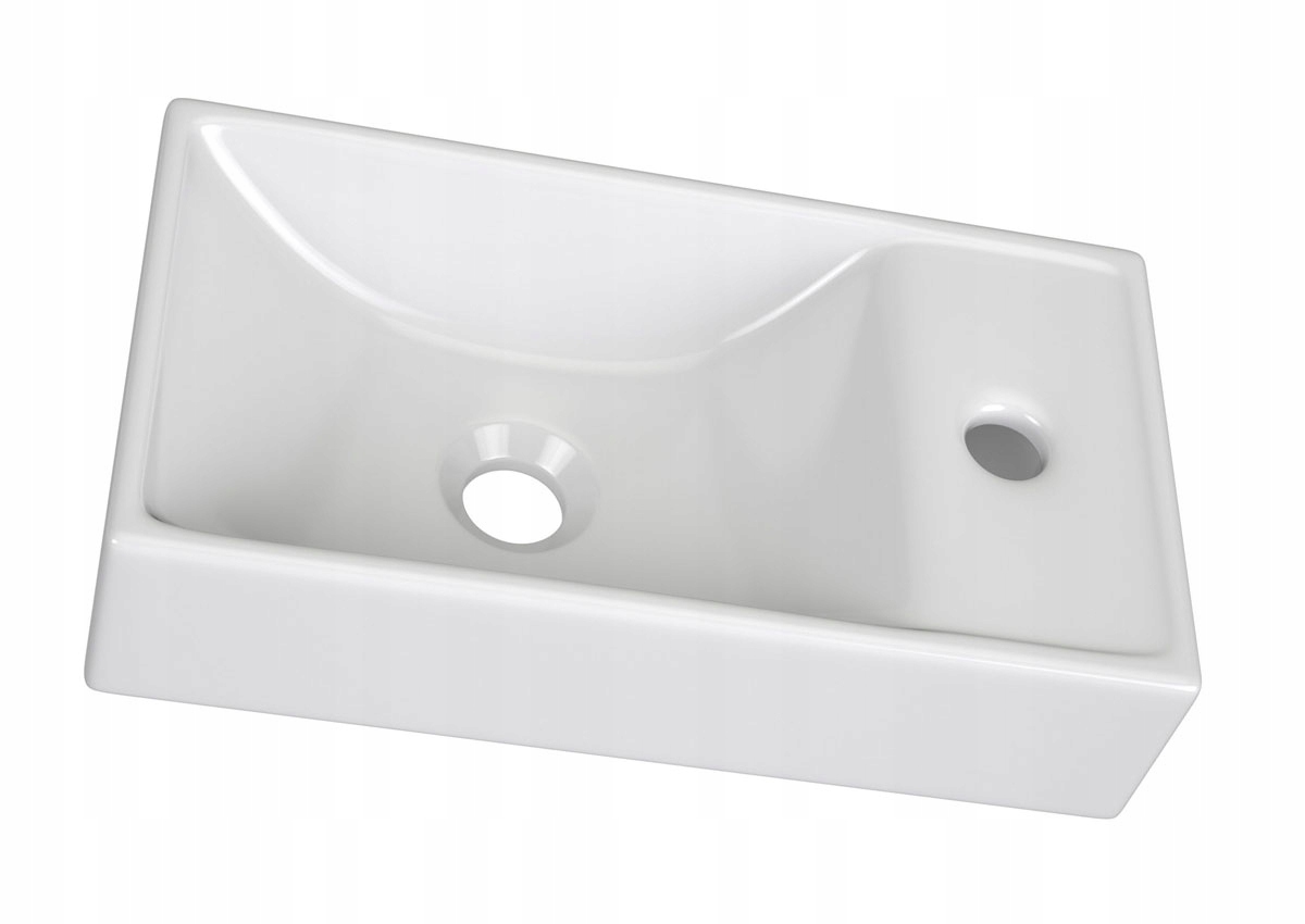 Umývadlo -  KERAMICKÉ UMÝVADLO NA NÁBYTOK 40 CM MODERNÉ
