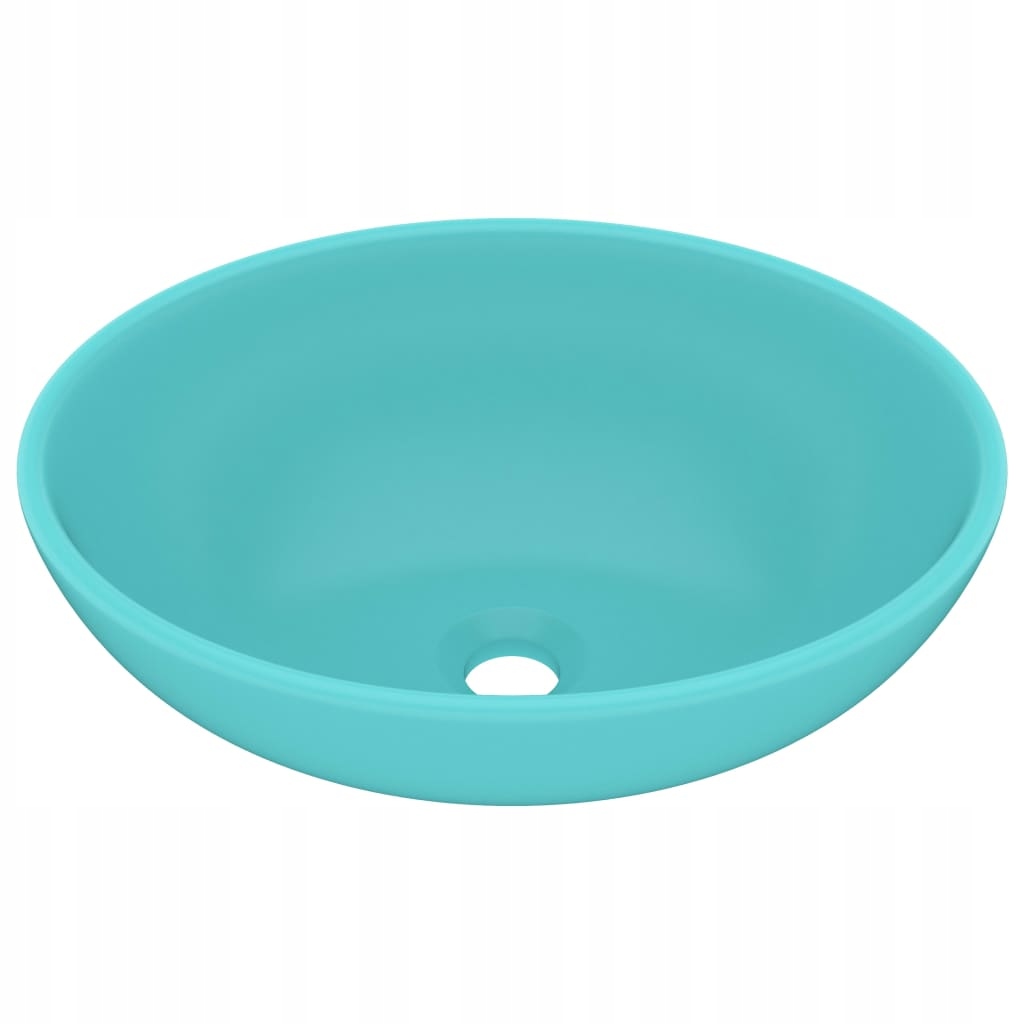 Umývadlo - OVAL GREEN MATT KÚPEĽŇA UMÝVADLO 40x33