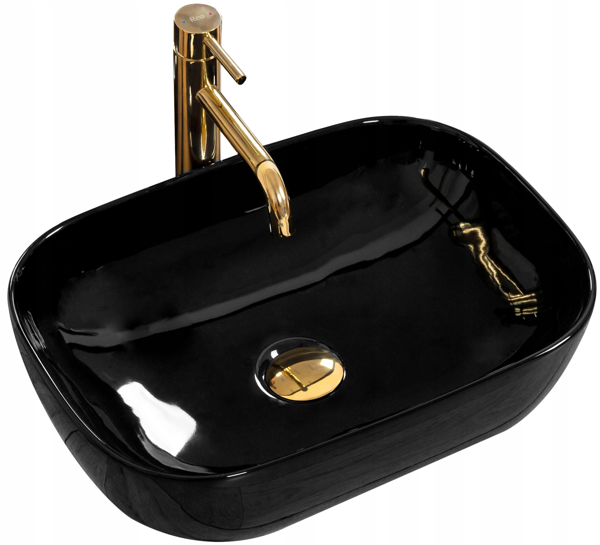 Umývadlo - Umývadlo na dosku BELINDA BLACK GLOSS MISA LOFT