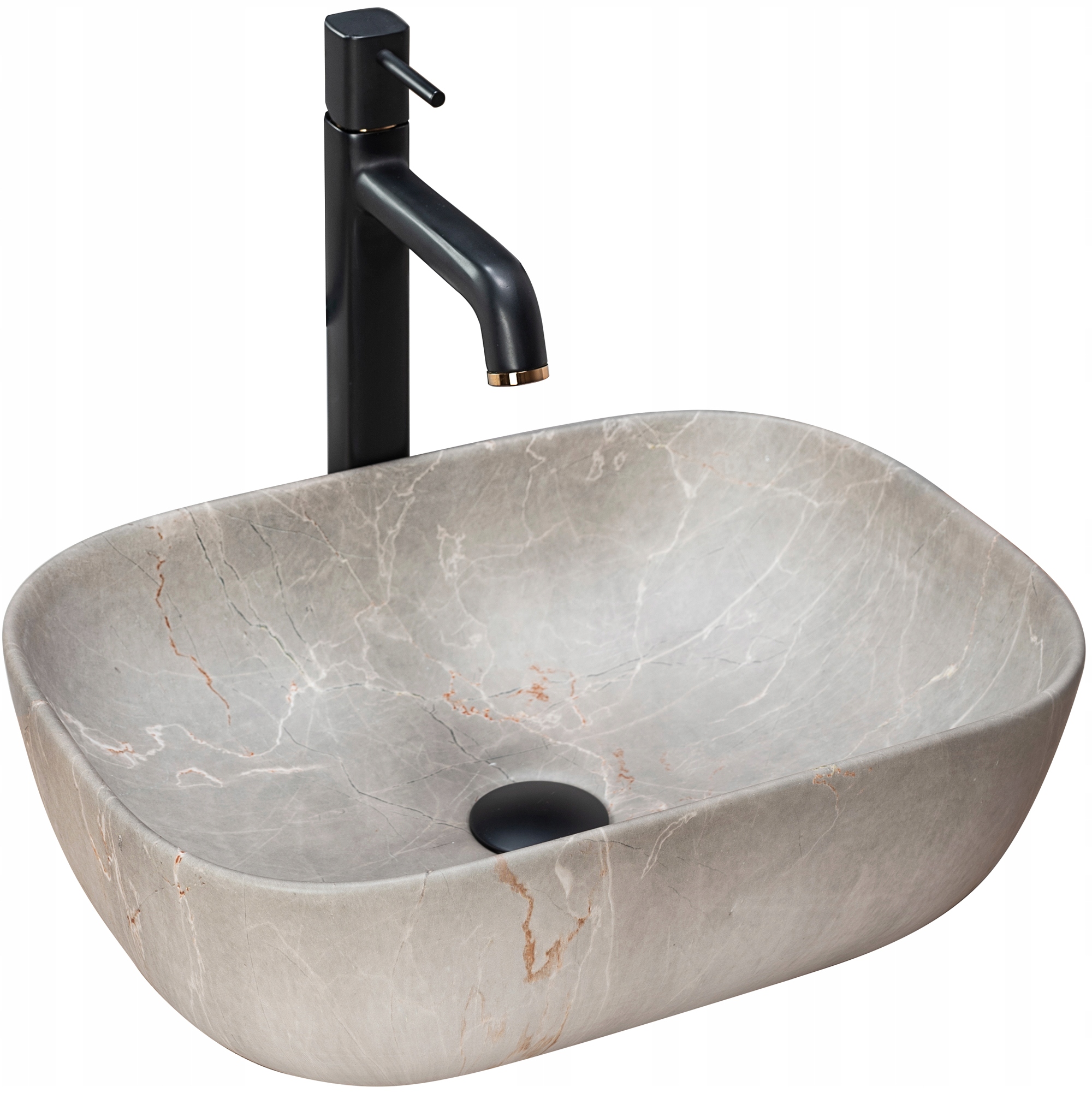 Umývadlo -  LIVIA RECTANGULAR CERAMIC CERAMIC WASHBASIN