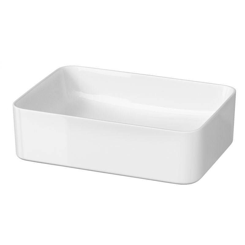 Umývadlo - CERSANIT CREA umývadlo na dosku obdĺžnikové 50X34