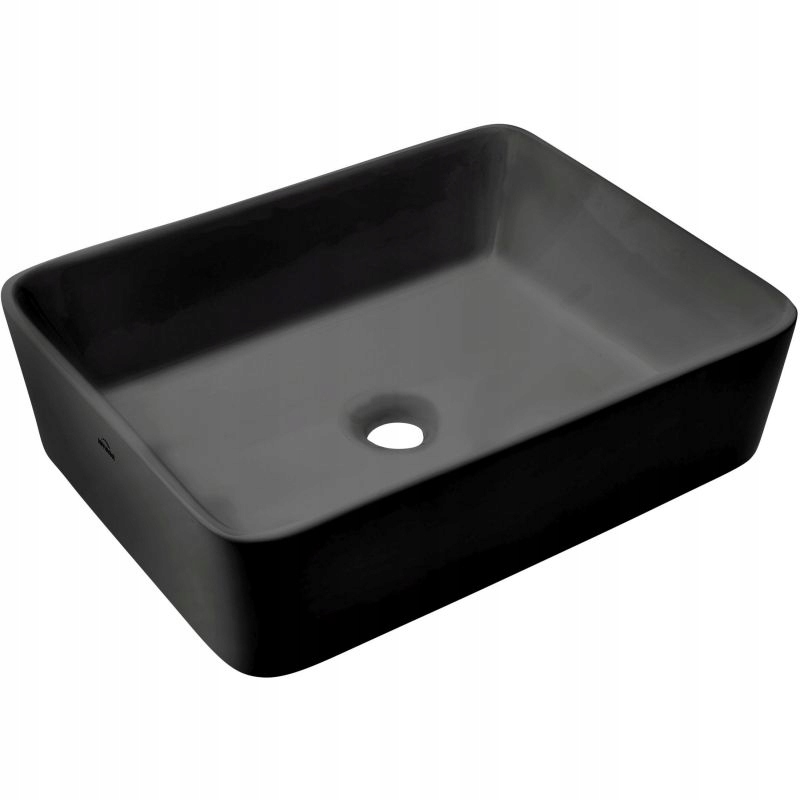 Umývadlo -  BLACK COUNTERTOP INVENA 48,5 x 37,5 cm
