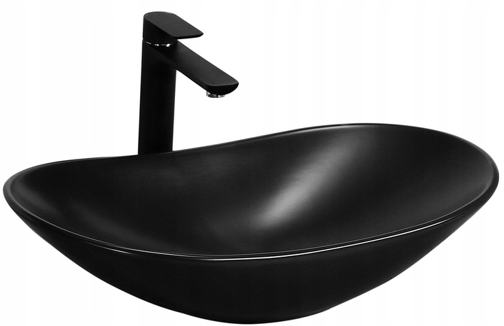 Umývadlo - ROYAL BLACK MAT BLACK COUNTERTOP UMÝVADLO