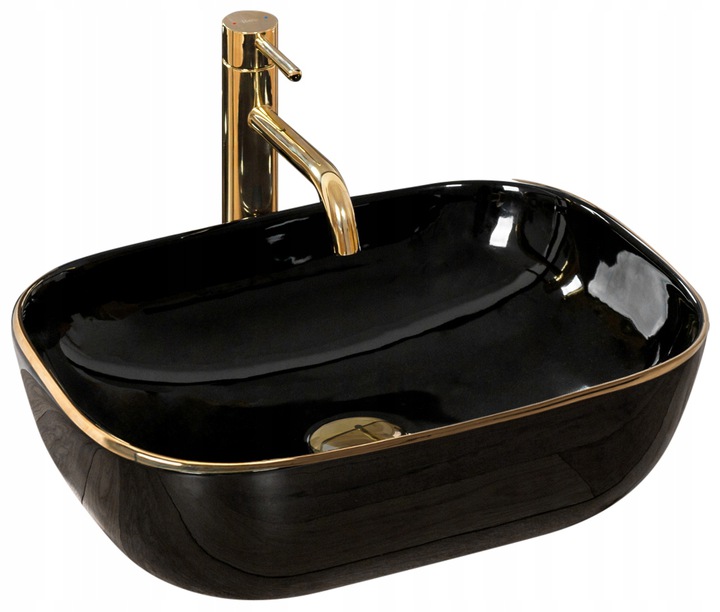 Umývadlo -  GOLD RANT COUNT WASHBASIN + BATTERY + PLUG