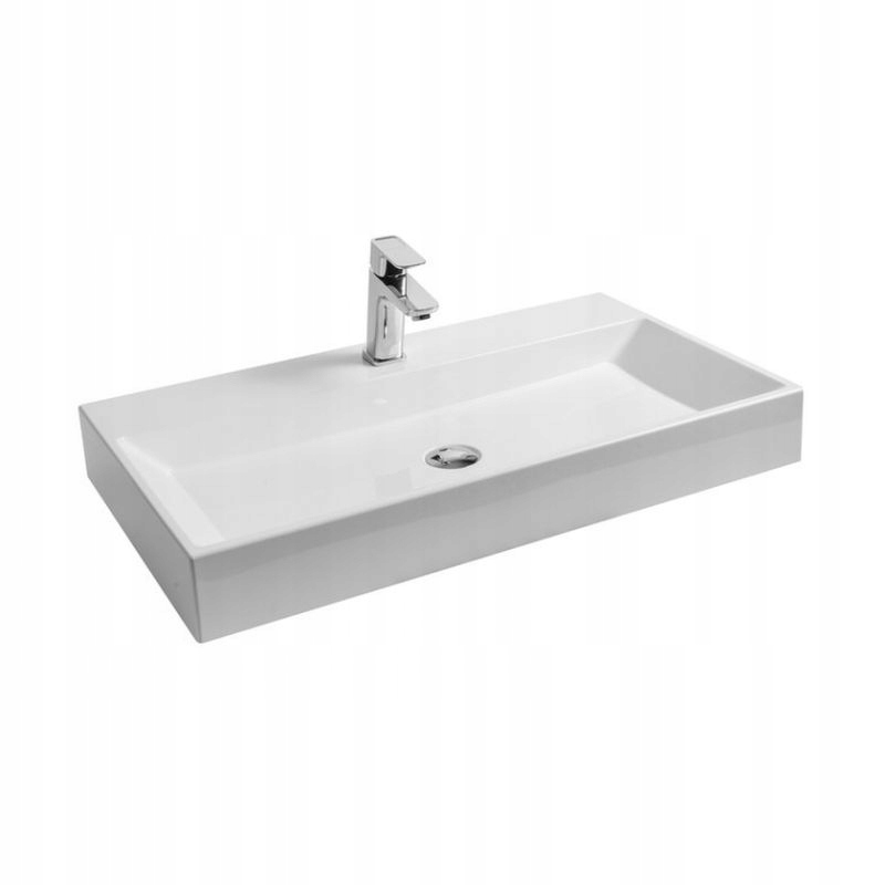 Umývadlo -  RAVAK NATURAL 800 WALL 80X45 CM BIELE UMÝVADLO