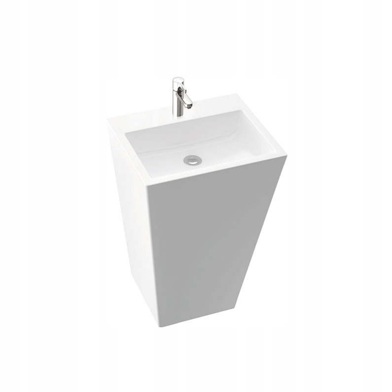 Umývadlo -  TEBE 55 S UMÝVAČKA V UMÝVADLE 550x450x845 MARMORIN