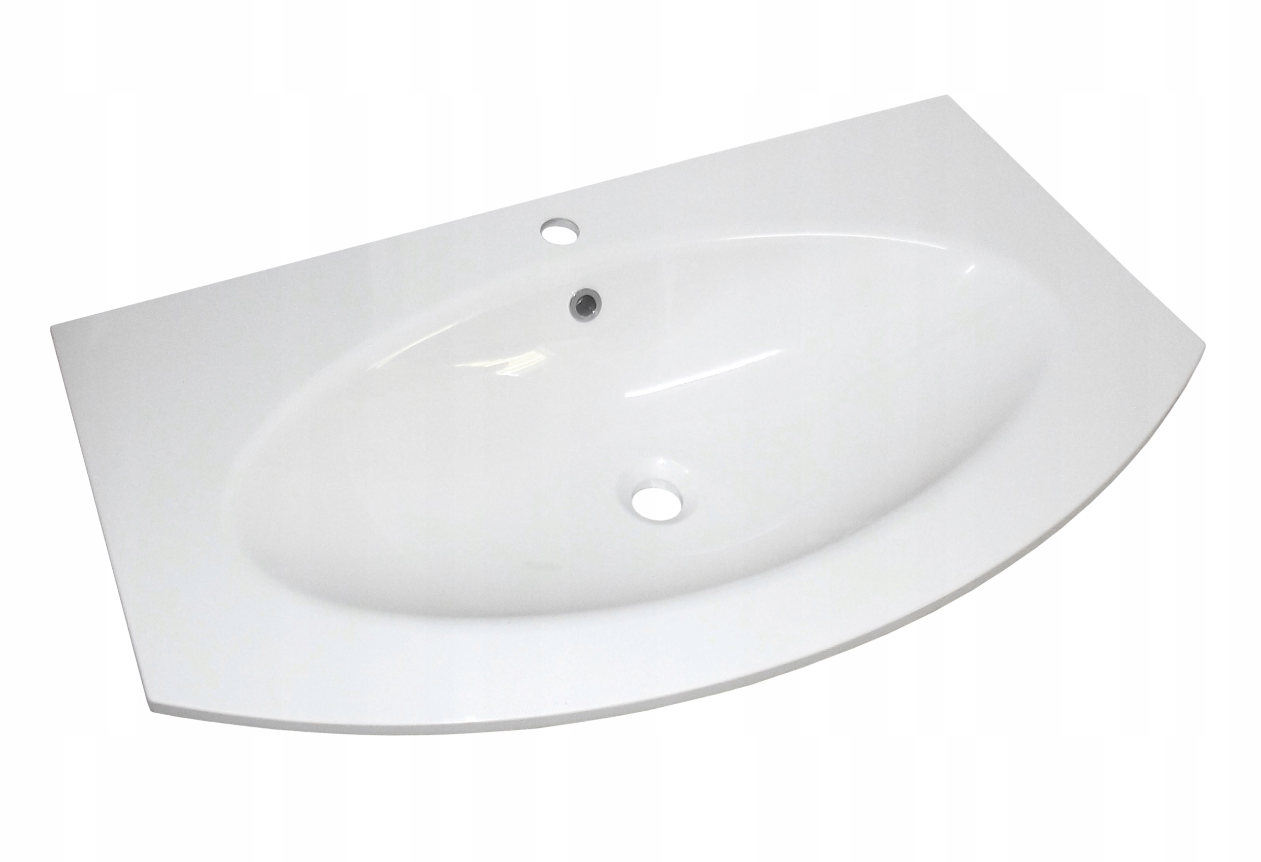Umývadlo -  UMYVADLO TRUDI KOMPOZIT - BIELY LESK 915x511 mm