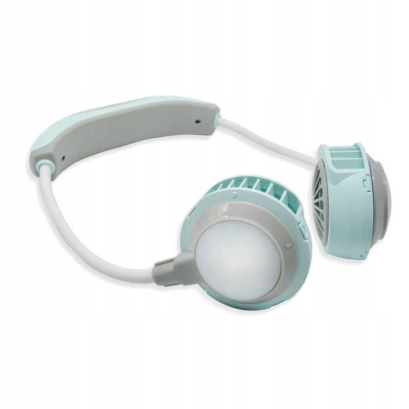 Kupelňový ventilátor - USB lenivé LED prenosné nabíjanie Mini bezlistové EC