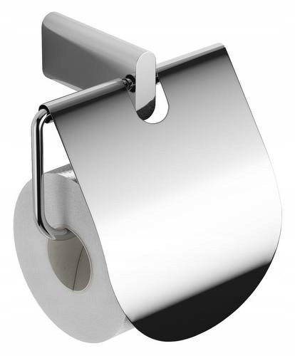 Držiak papiera Držiak na toaletný papier, chrómovaný vešiak na WC