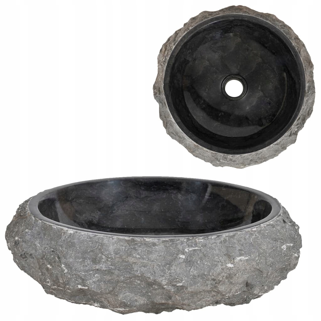 Umývadlo - Umývadlo 40x12cm, čierny mramor