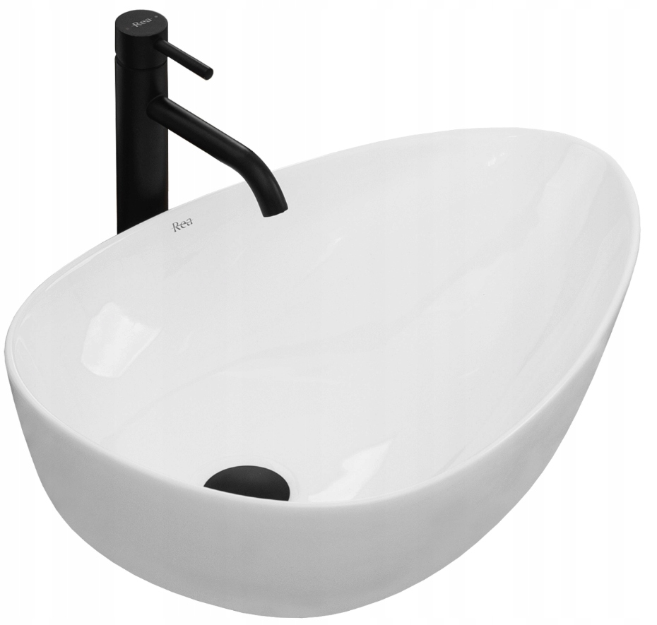 Umývadlo - Asymetrické umývadlo na dosku Greta 65 Ceramic