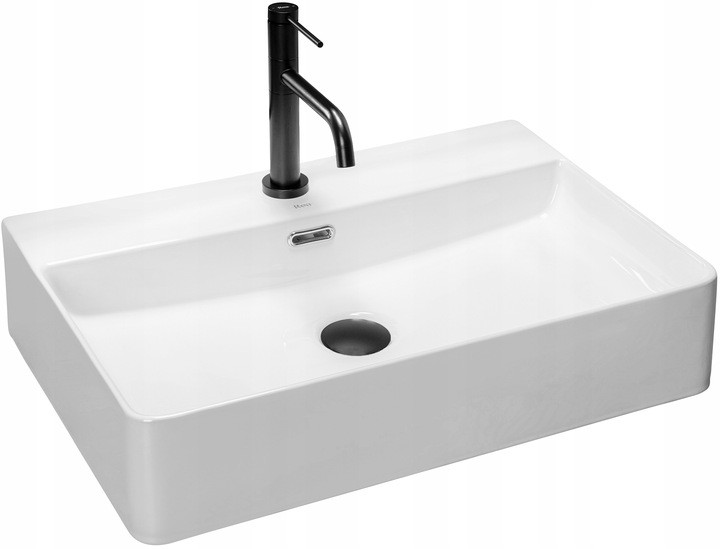 Umývadlo - Keramické umývadlo na dosku Gina 60 White White