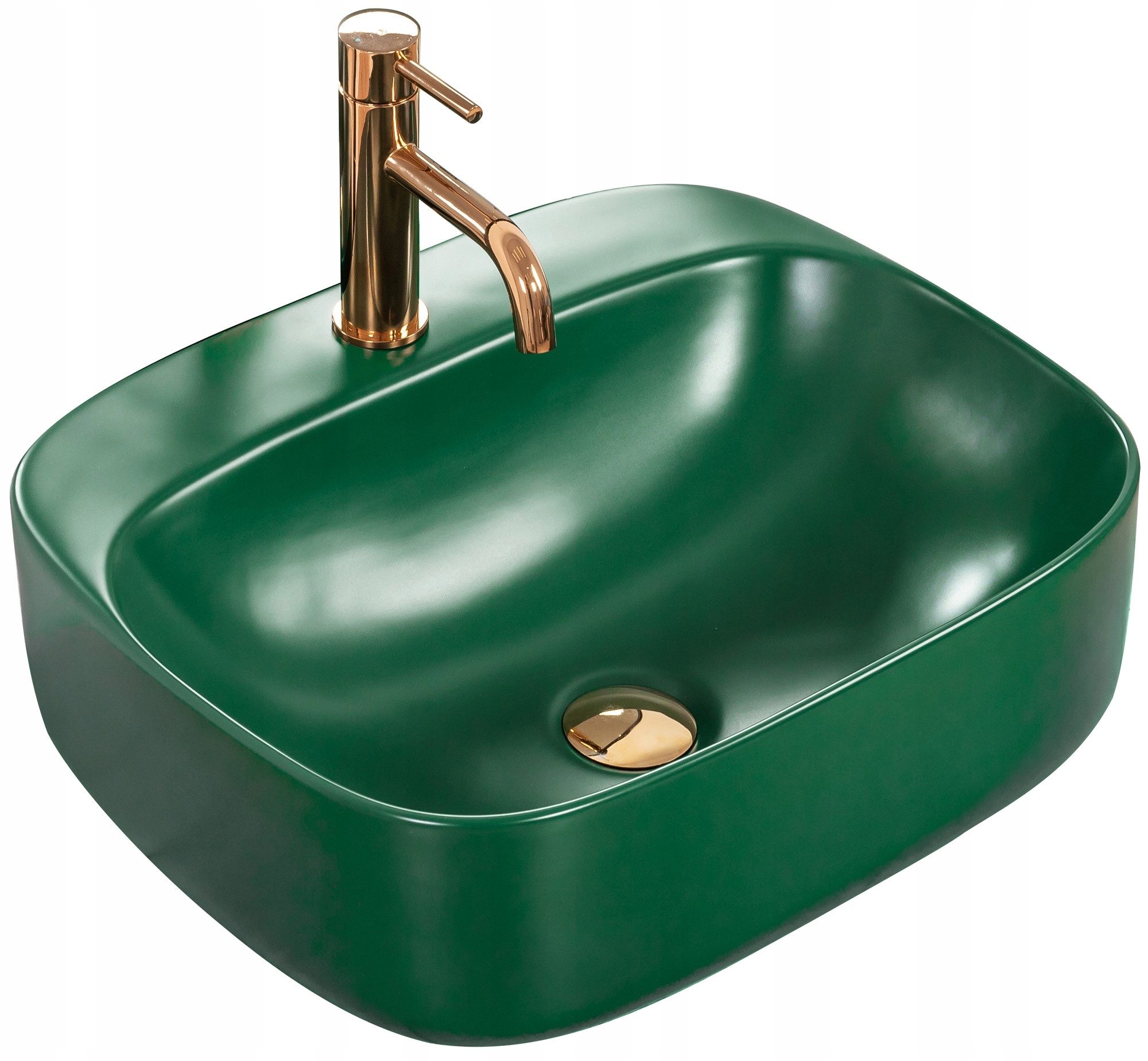 Umývadlo - Umývadlo na dosku z keramiky Luiza 50 Green Mat