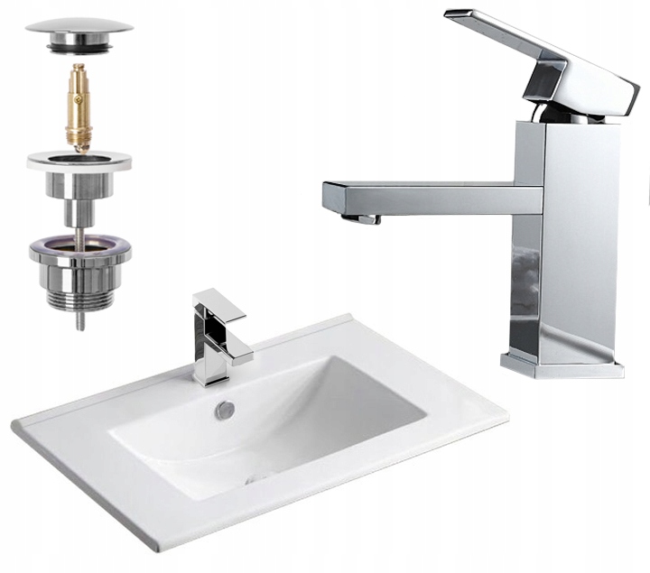 Umývadlo -  Zapustené umývadlo Amber Korek Faucet Eggo Rea