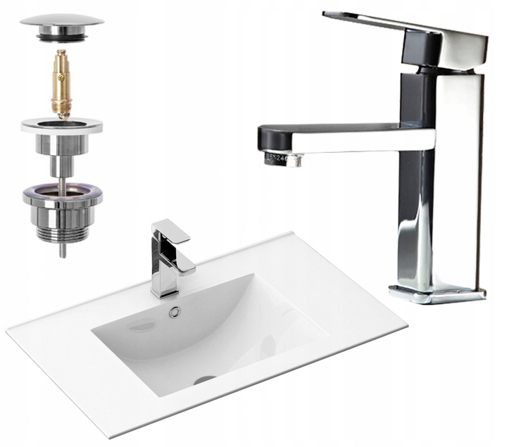 Umývadlo -  Zapustené umývadlo Dafne70 faucet Caro Korek Rea