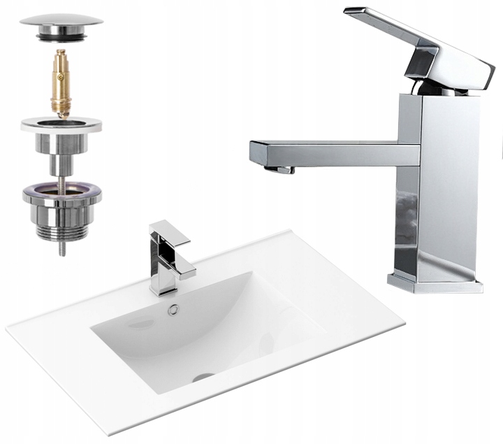 Umývadlo -  Zapustené umývadlo Dafne75 Faucet Eggo Korek Rea