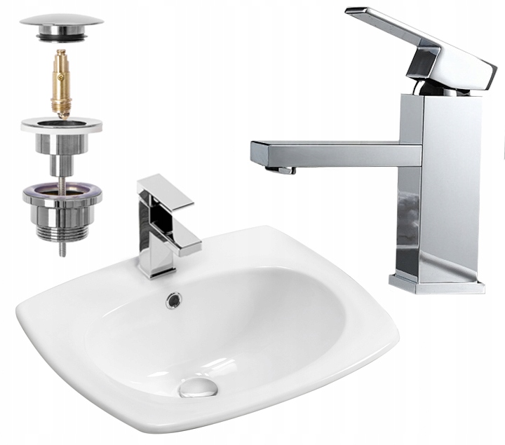 Umývadlo -  Zapustené umývadlo Donna Korek Faucet Eggo Rea
