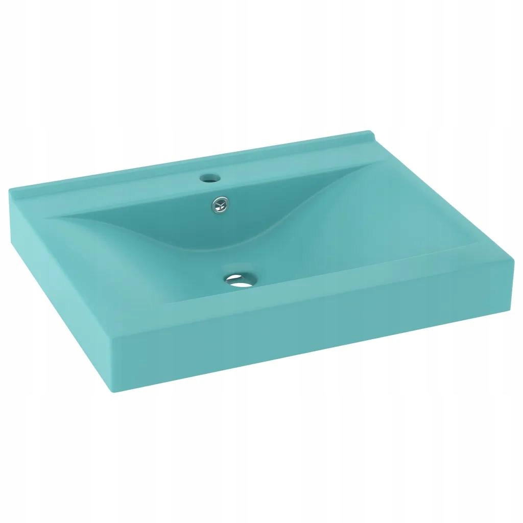 Umývadlo - Umývadlo s otvorom pre batériu Matte Green 60x46 cm