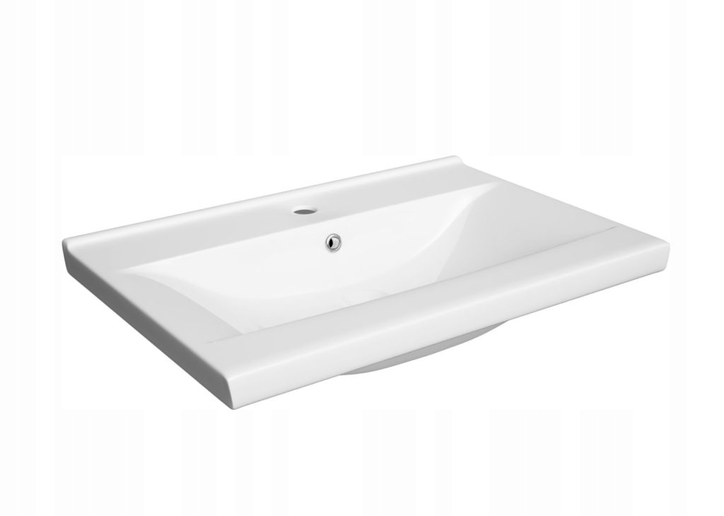Umývadlo - 60 cm keramické umývadlo Barcelona biele