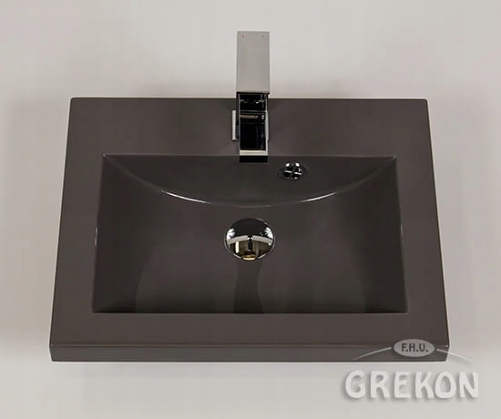 Umývadlo -  Drez Dolomite Clever 50x39cm antracit