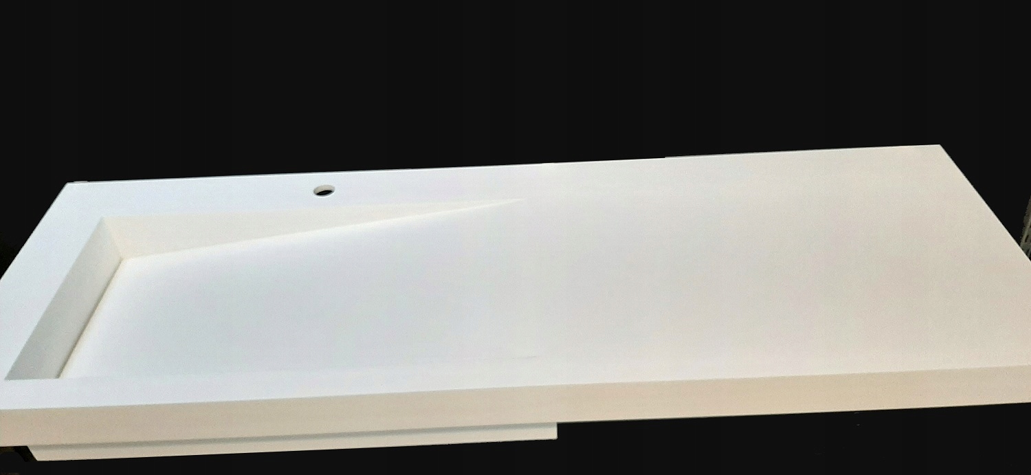 Umývadlo - Kompozitné umývadlo lineárny bočný odtok 150cm =