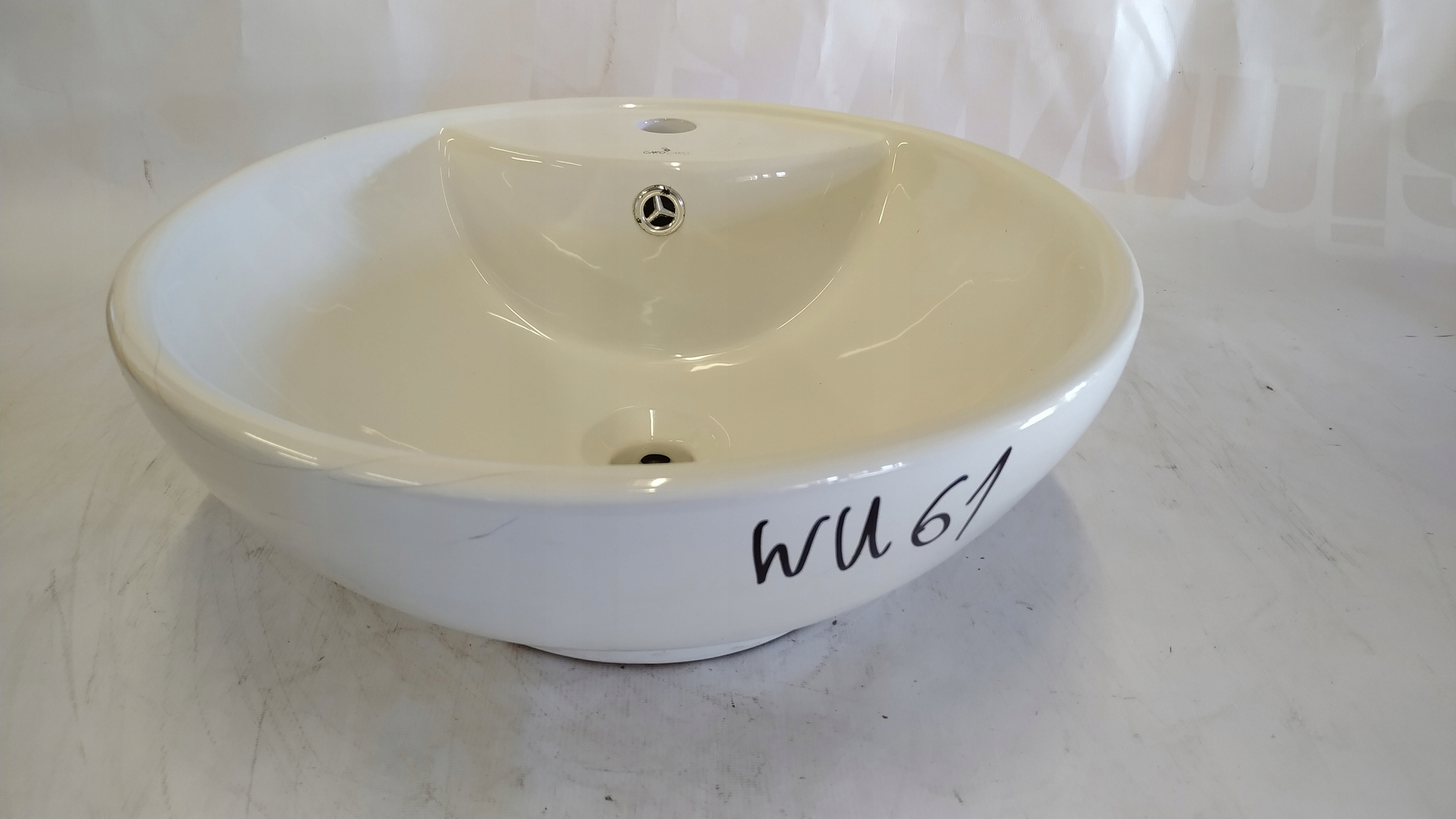 Umývadlo -  Umývadlo na dosku 46cm VÝPREDAJ WU61