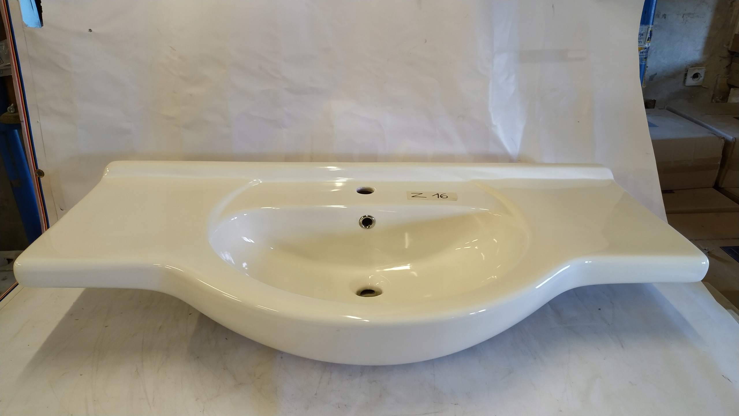 Umývadlo - Nástenné umývadlo 106 * 51 / 38cm VÝPREDAJ WU65