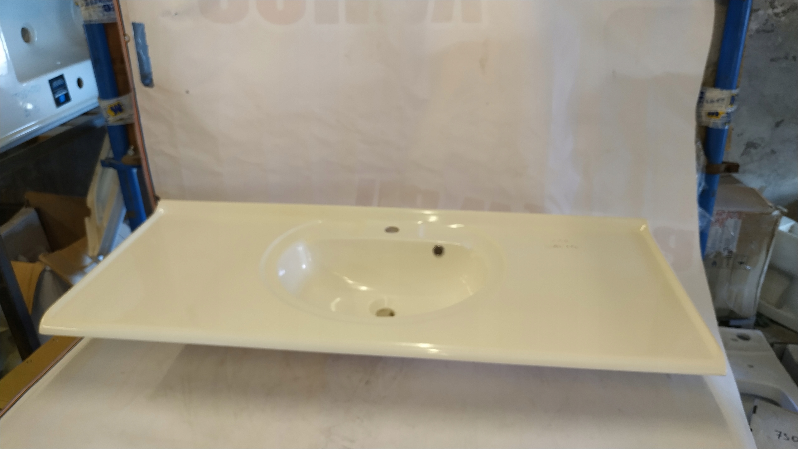 Umývadlo -  Vstavané umývadlo, VÝPREDAJ WU 120 * 50 cm