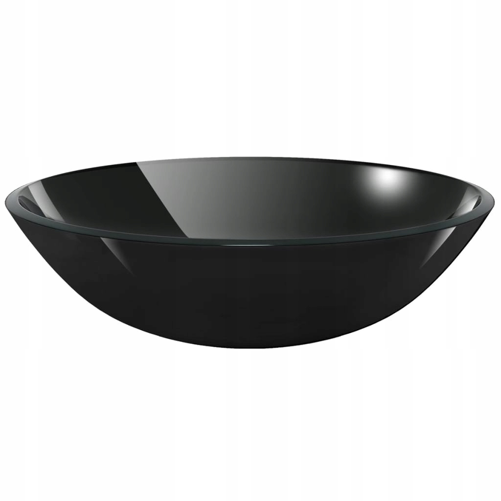 Umývadlo - Umývadlo z čierneho tvrdeného skla 42cm