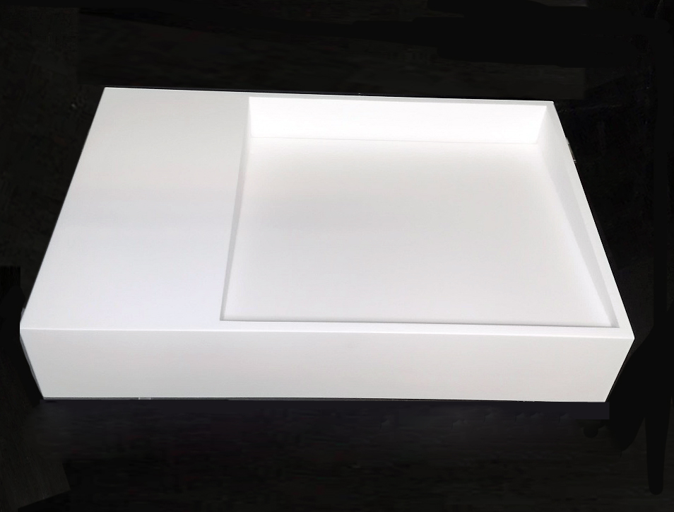 Umývadlo -  Umývadlo s lineárnym odtokom 60x338x12cm biele