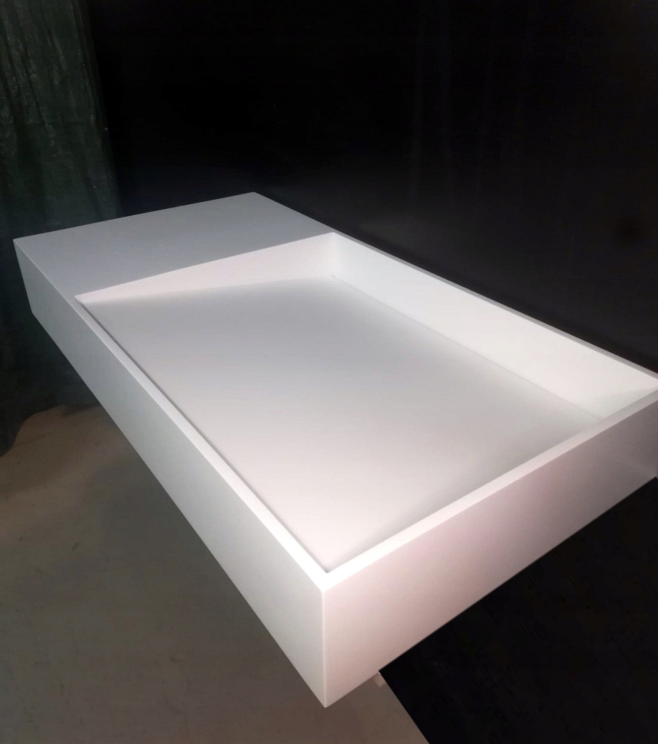 Umývadlo -  Umývadlo s 90 cm lineárnym odtokom, biele