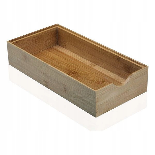 Kupelňový set doplnkov - Univerzálna bambusová krabica (15,2 x 6,4 x 30,5 cm)