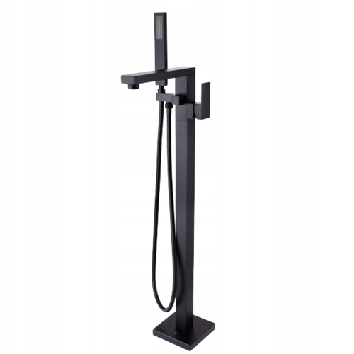 Vaňová batéria - Samostatne stojaca vaňová batéria VELDMAN BLACK QUADRO