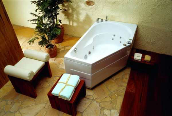 VICTORY SPA BATHTUB ELBA 160X90 + SYS.3 + CHROMOTERAPIA